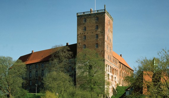 Koldinghus Castle seen from north over the castlelake. Photo: Finn